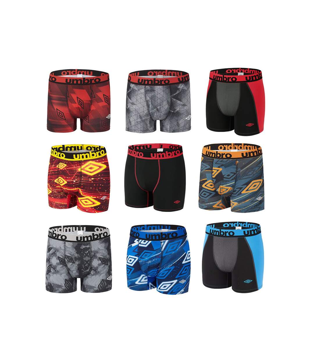 Pack Surprise Boxer Homme Ajustement Parfait, Calecon Modèle Aléatoire, Respirant, Liberté de Mouvement et Maille Aérée (Lot de 6)