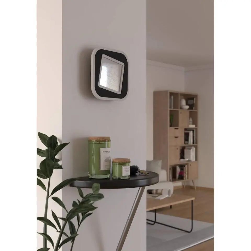 EGLO Macchioni Wandlamp - LED - Kunststof - Zwart/Wit