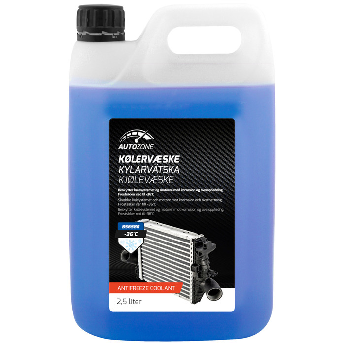 Kølervæske blå 2,5 liter - Autozone