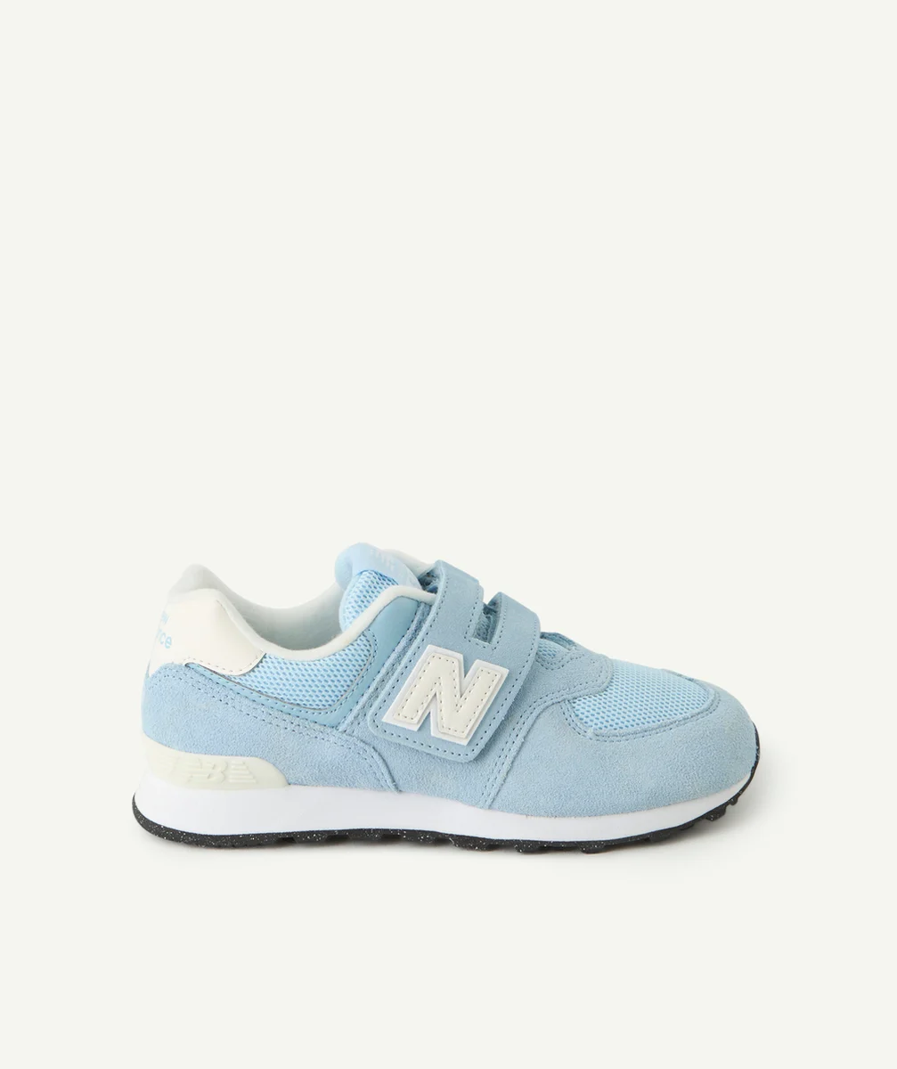 NEW BALANCEBASKETS ENFANT À SCRATCHS 574 ROSE ET BLEU