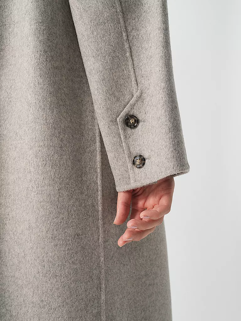 BOSS Wollmantel beige