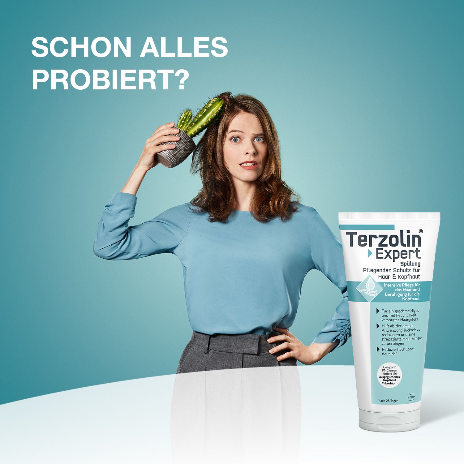 Terzolin® Expert Spülung Pflegender Schutz für Haar & Kopfhaut. Zur täglichen Anwendung bei Schuppen und Irritationen. Intensiv-Pflege zur Beruhigung einer strapazierten Hautbarriere, 200 ml, Kosmetikum
