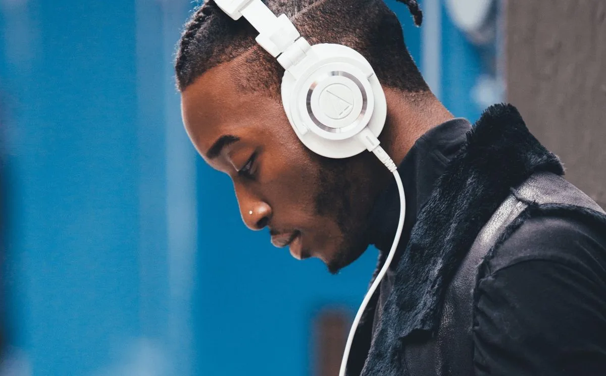 Audio-Technica ATH-M50X Blanc Casques hi-fi