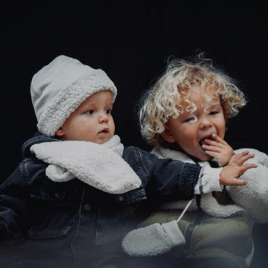 Baby Teddy Schal Off White