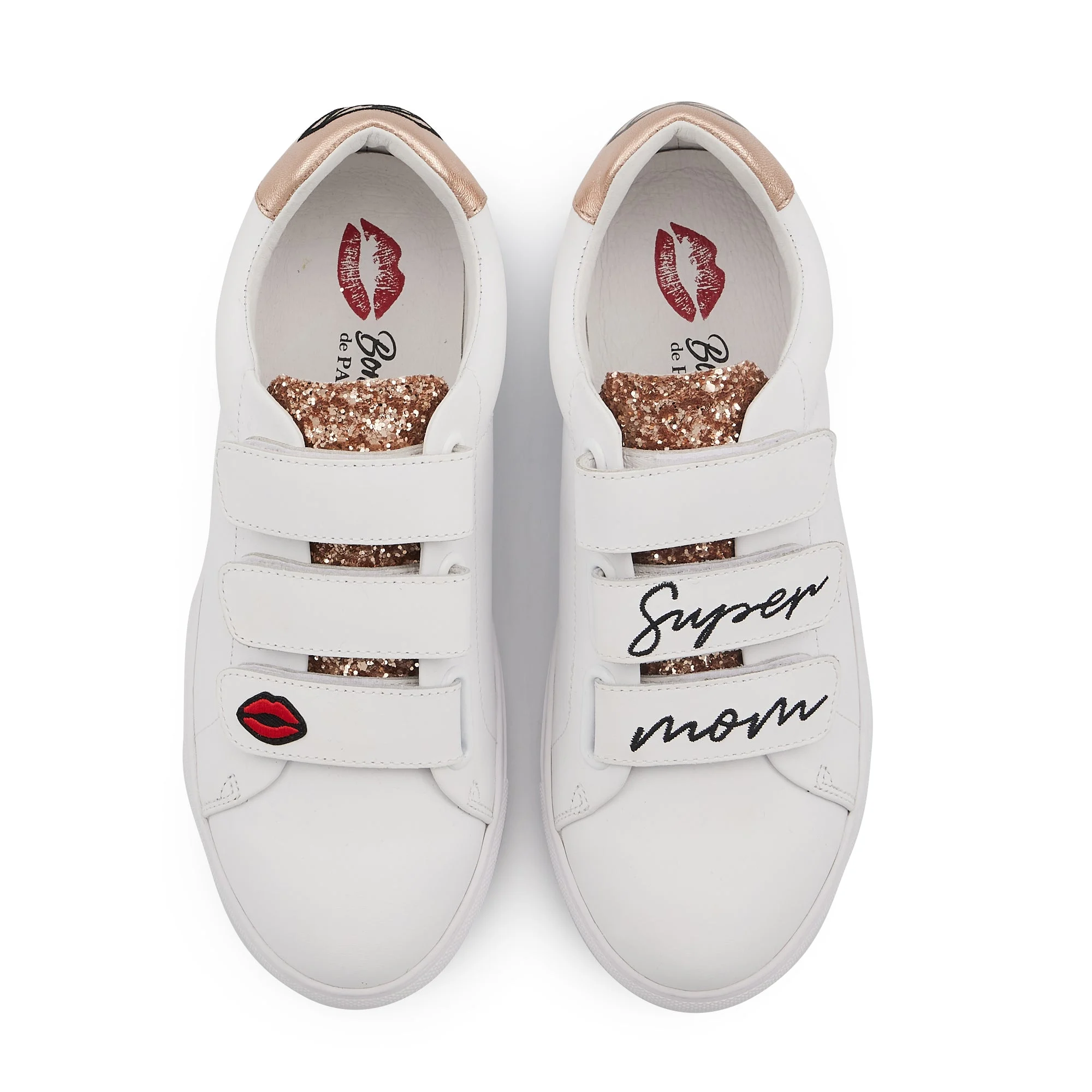 EDITH SUPER MOM - Sneakers en cuir | Blanc