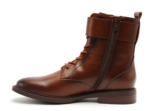 Fugitive boots bottine plates femme feria marron