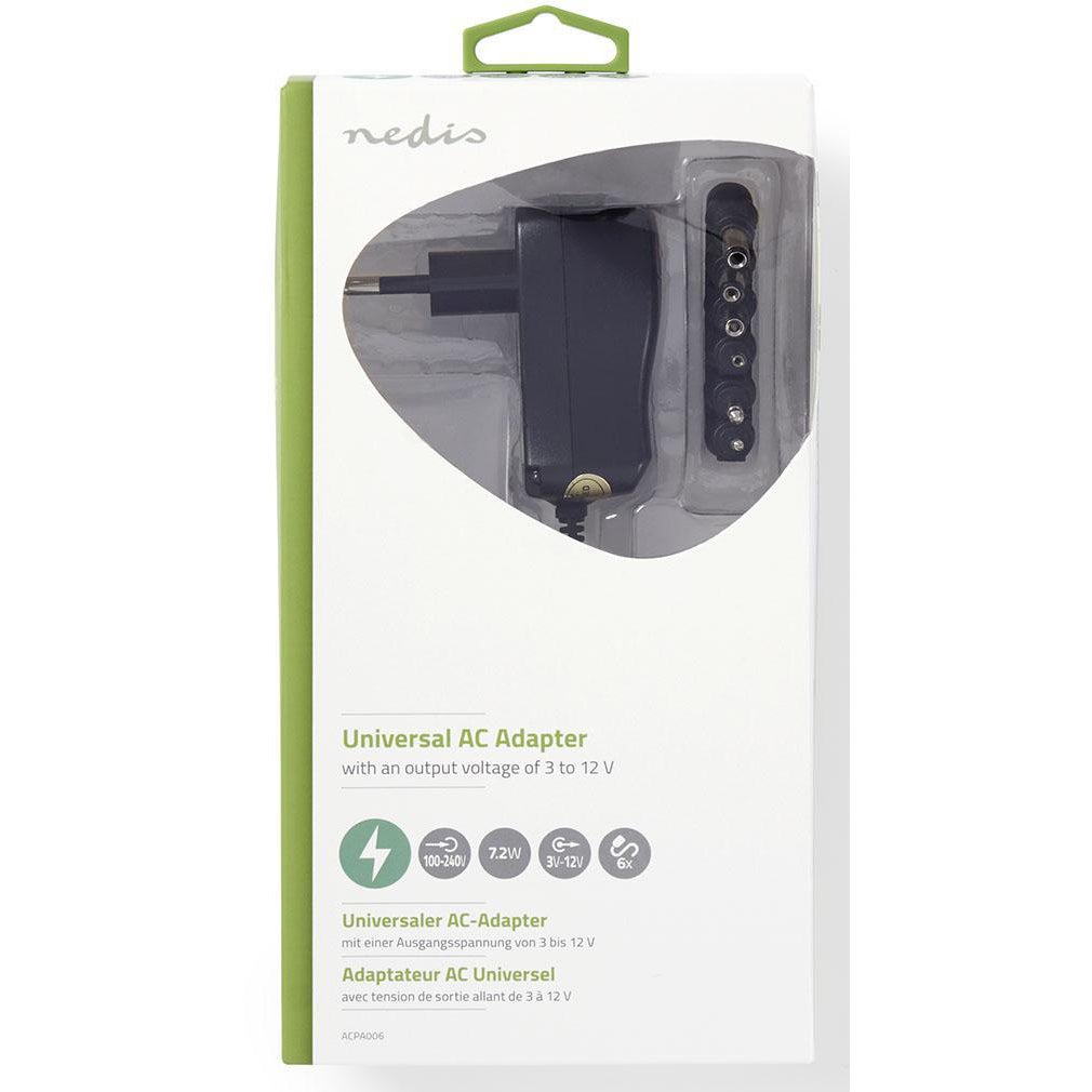 Nedis ACPA006 universele adapter 600 mA, 3-12V