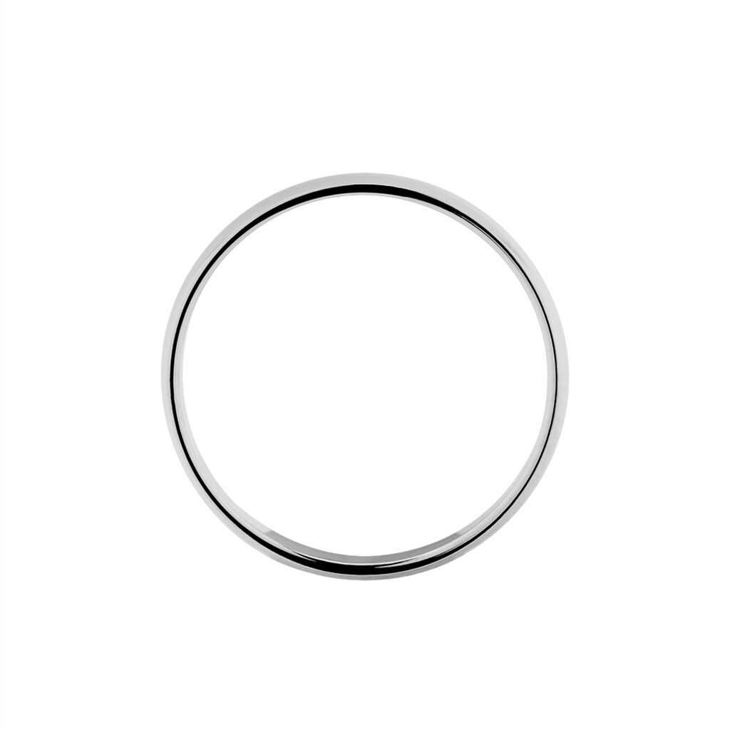Alliance Khelya Ruban Plat Argent Blanc