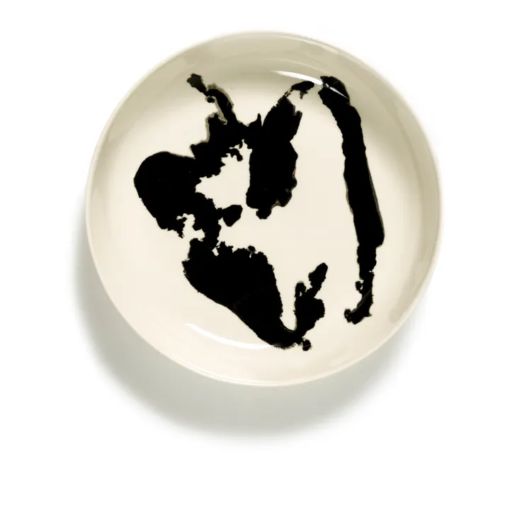 Serax Assiettes creuse Feast poivron, Ottolenghi - Set de 2 | Noir
