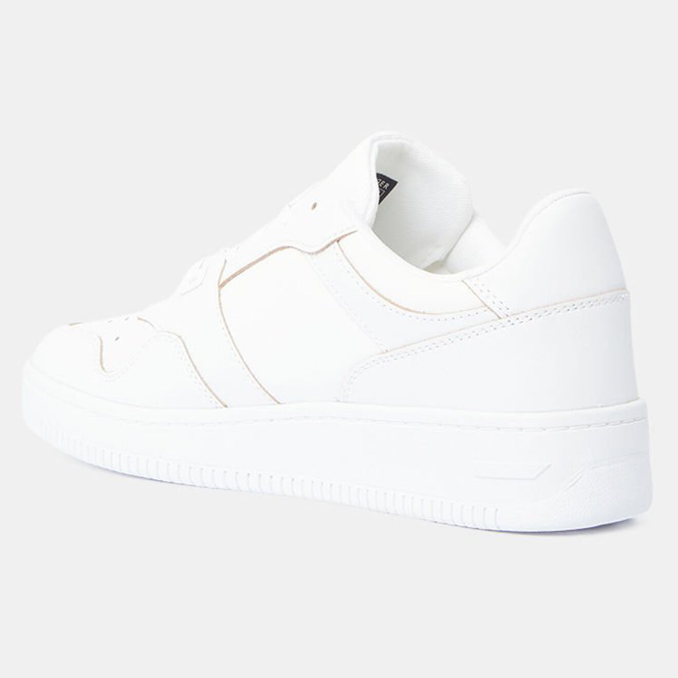 Tommy Hilfiger Baskets en Cuir Etch blanches