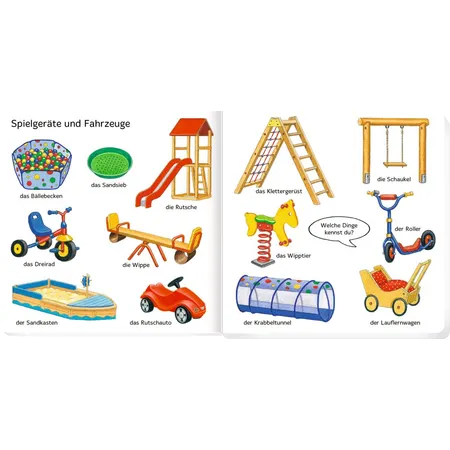 Coppenrath Verlag Bilder suchen-Wörter find.: 100 erste Wörter! - Kindergarten