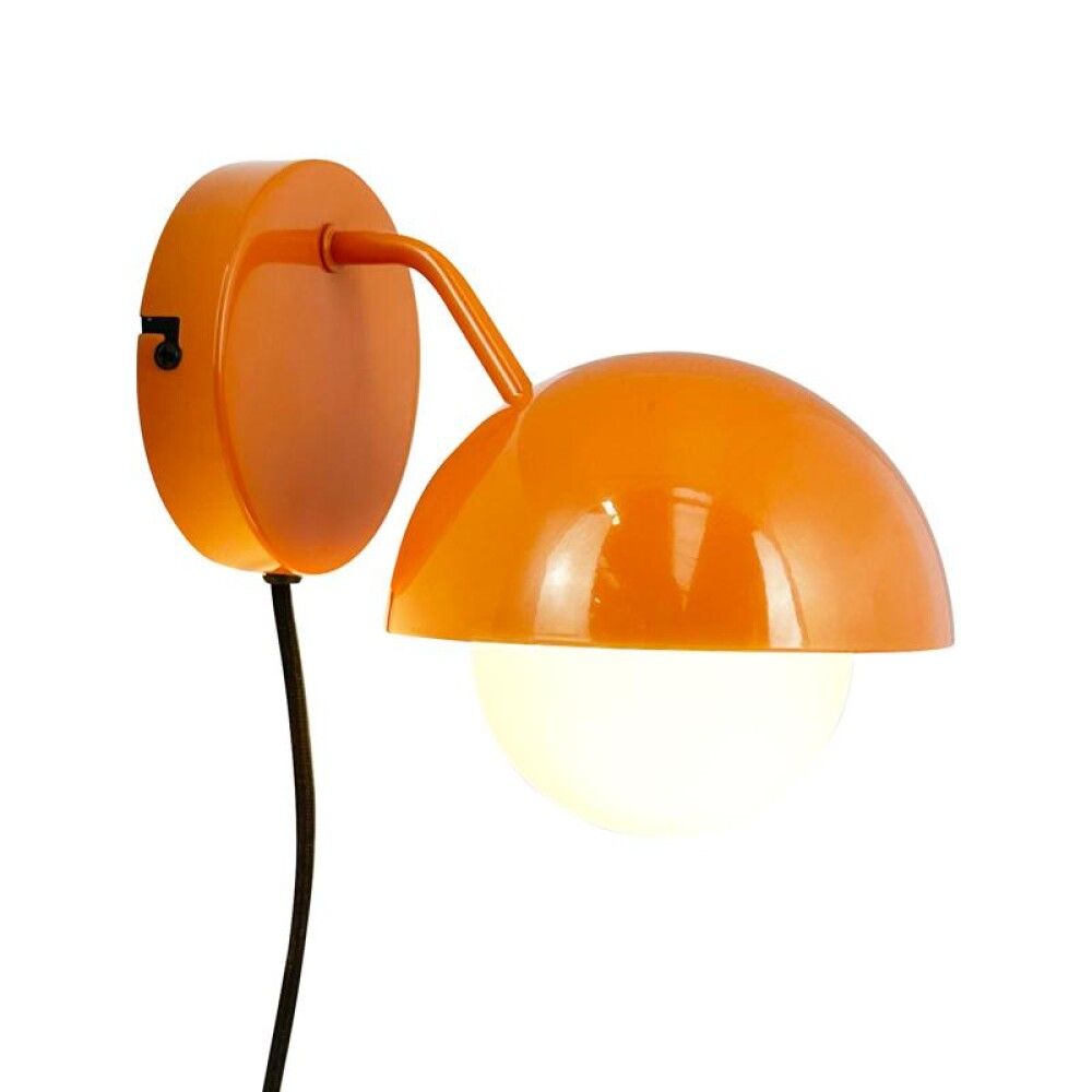 VEGGLAMPE DYBERG LARSEN ROSE ORANSJE