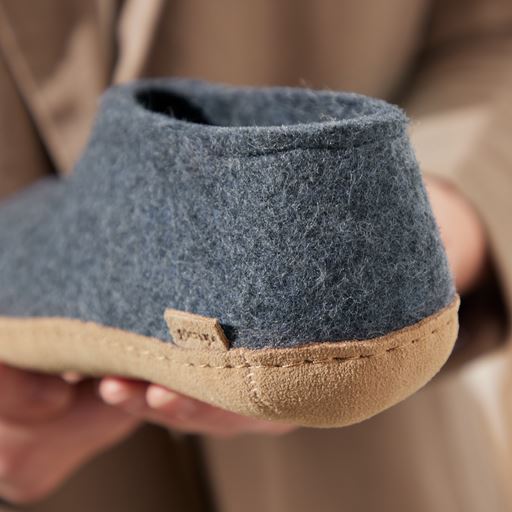 Glerups Lave Hjemmesko, Denim, 39