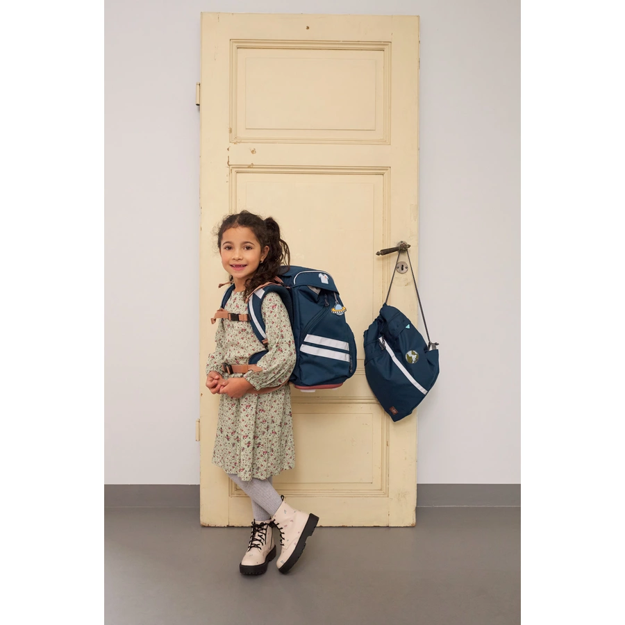 LÄSSIG Schulranzen-Set 7-tlg. Flexy Unique navy