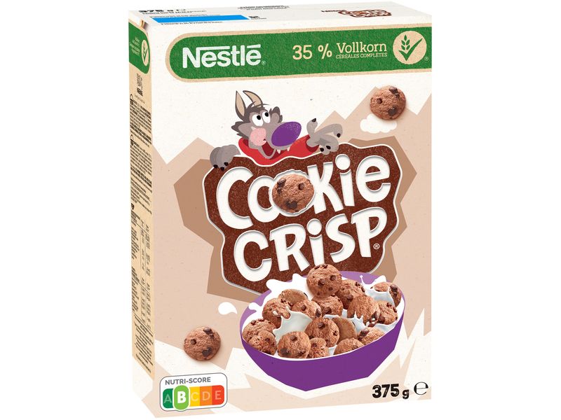 Nestlé Cerealien Cerealien Cookie Crisp 375 g Frühstückscerealien mit Cookie-Geschmack