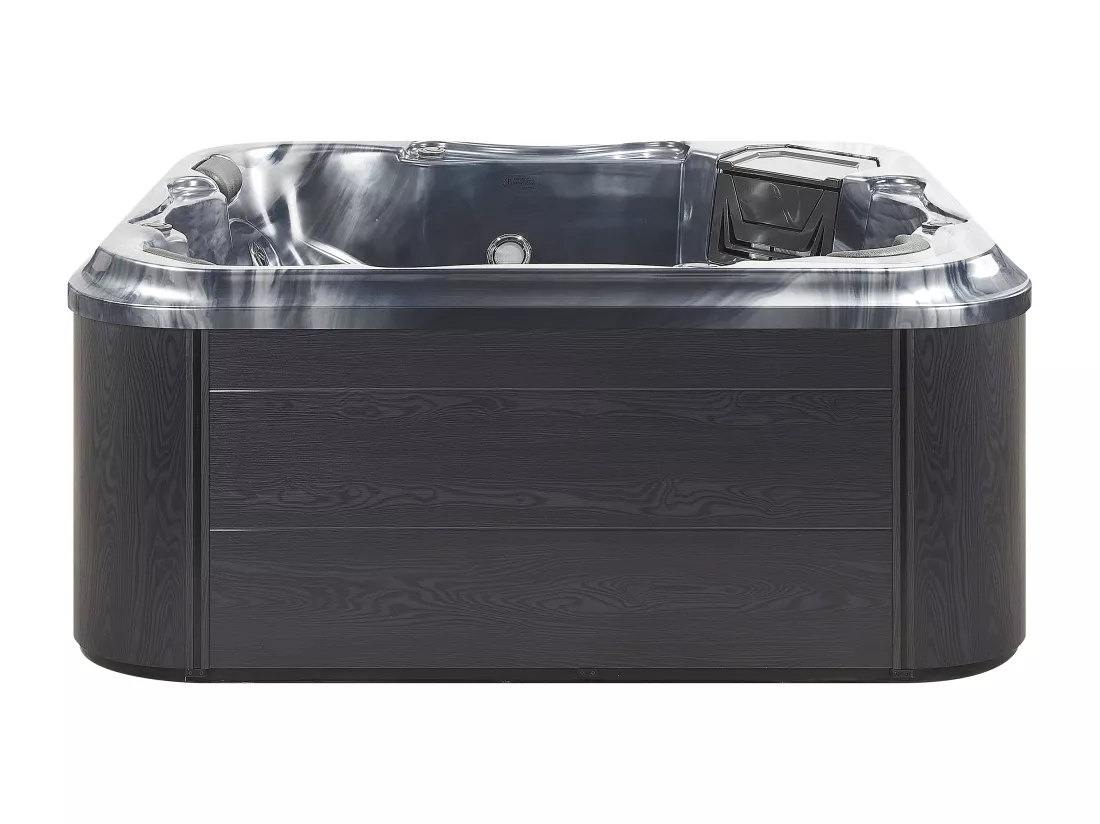 Spa d'extérieur avec LED TULAROSA Gris graphite