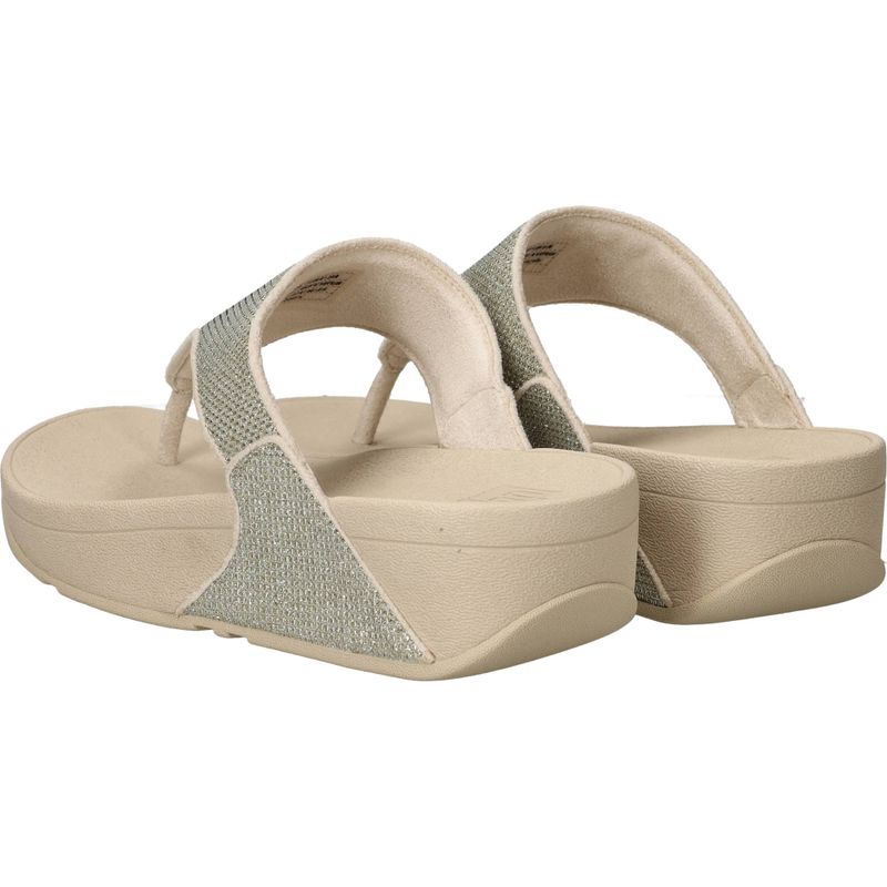FitFlop Lulu Teenslippers Beige Dames