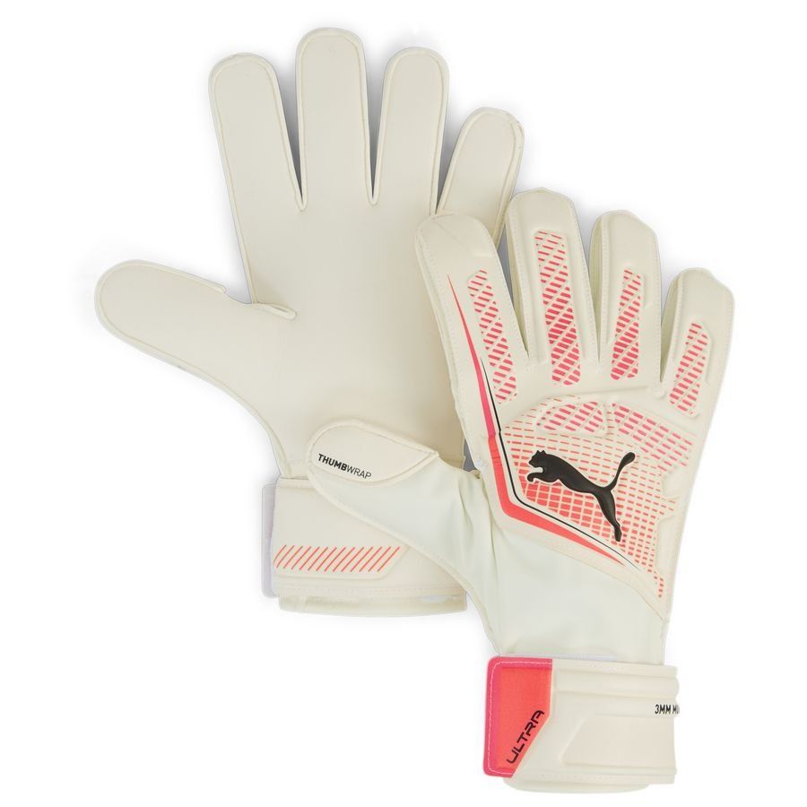 PUMA Gants de Gardien Ultra Match RC Unlimited - Blanc/Glowing Red/Noir
