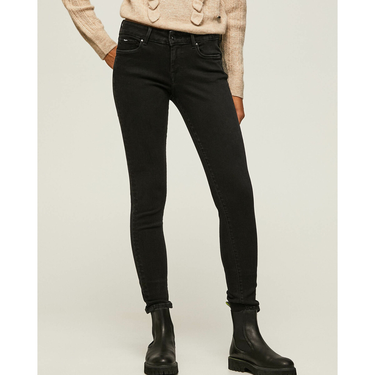 PEPE JEANS<br>Calças jeans skinny SOHO para todos os tamanhos