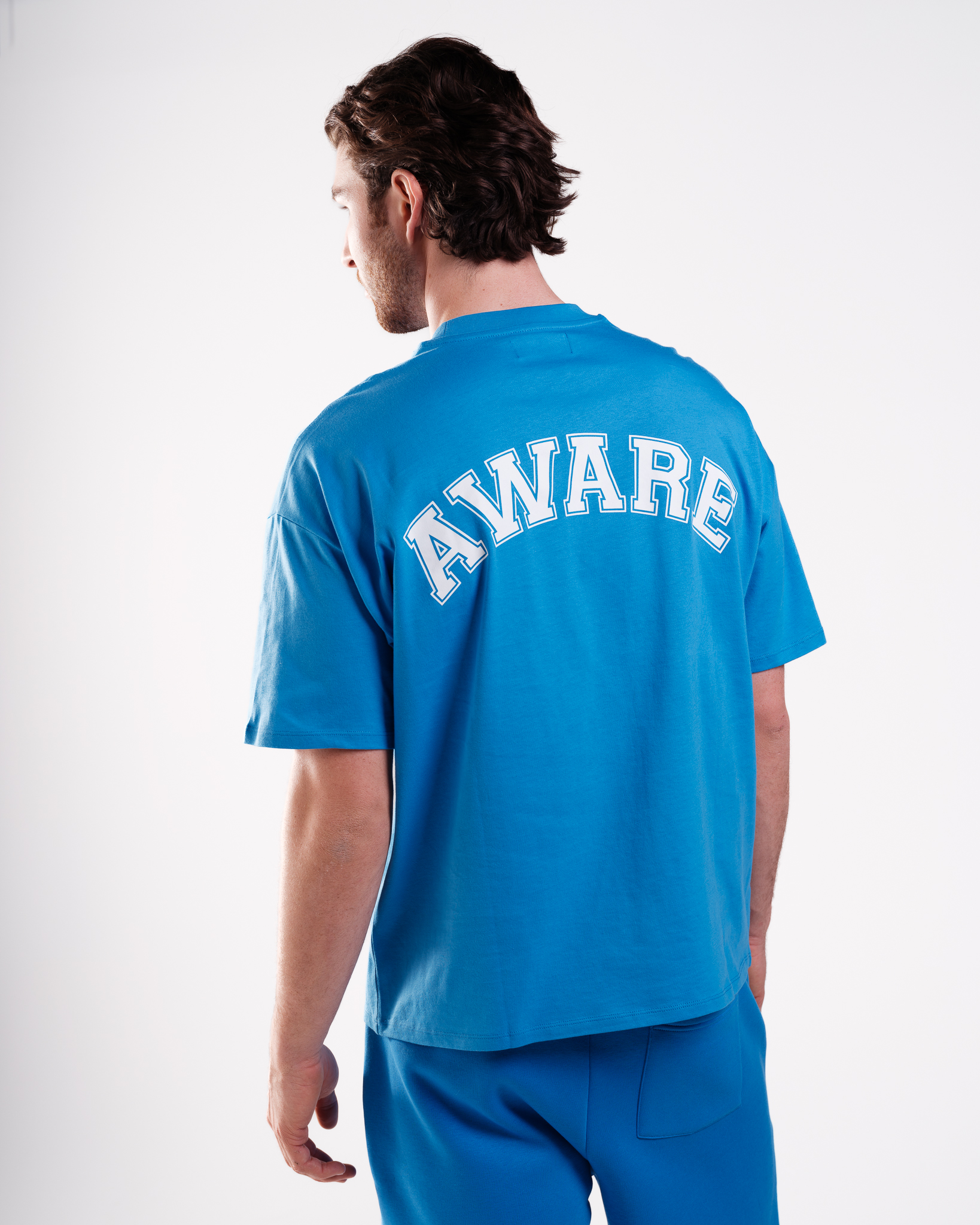 AWARE Oversized Tee Cobalt Blue