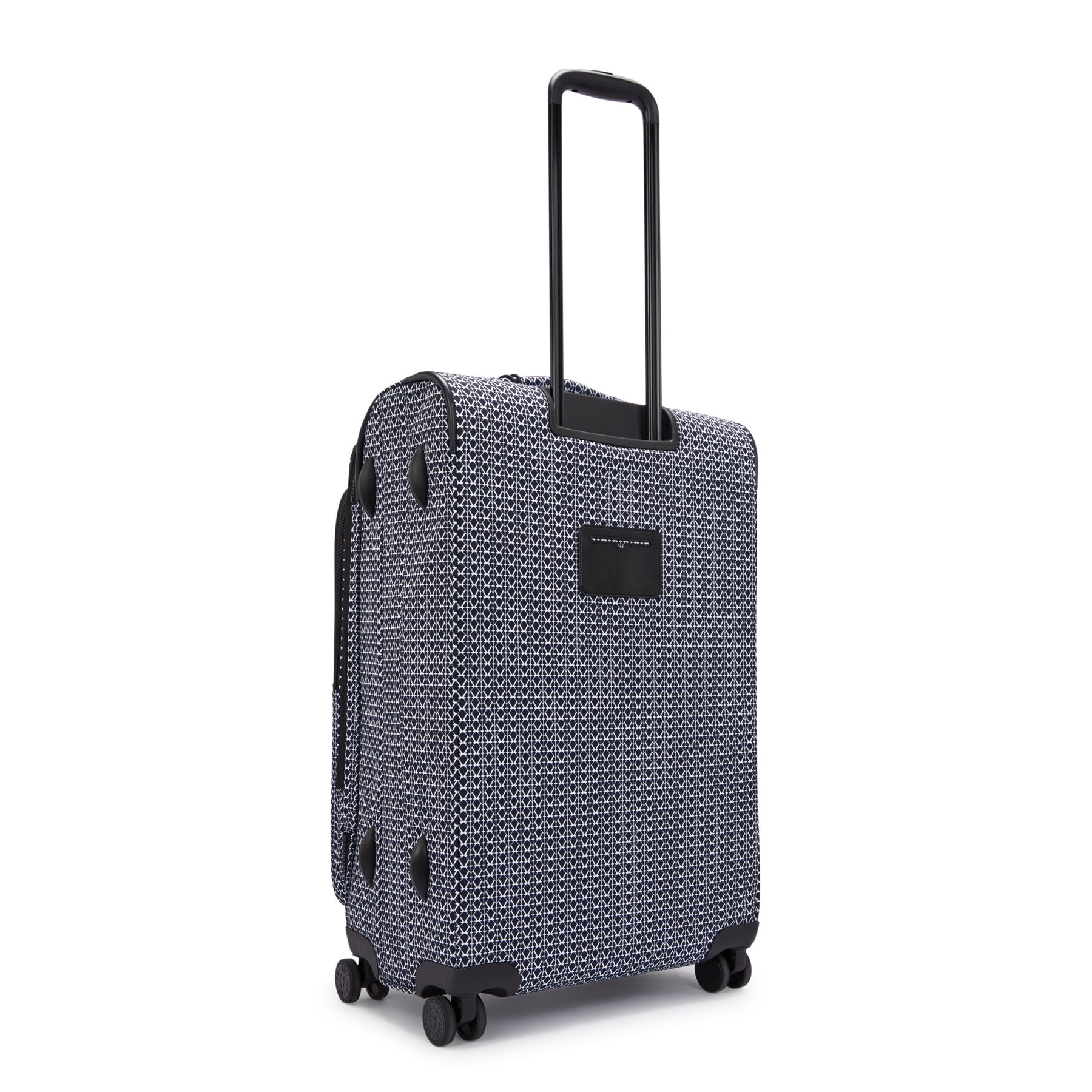 NEW YOURI SPIN M Valise Extensible à Roulettes de Taille Moyenne avec Poignée Télescopique - Signature Print