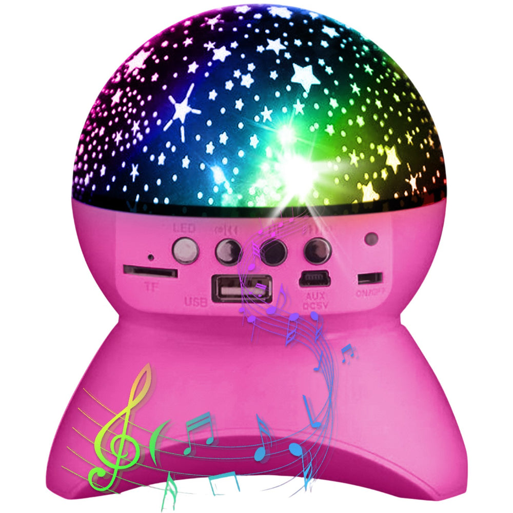 Køb Party Funlight Stjernehimmel Bluetooth Højttaler - Pink