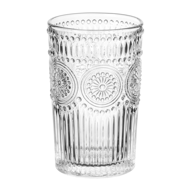 Longdrinkglas romantic- transparant - 300 ml