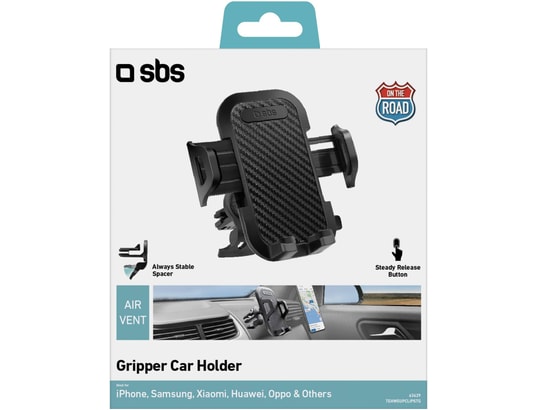 SBS - Support smartphone de voiture avec fixation extra-forte