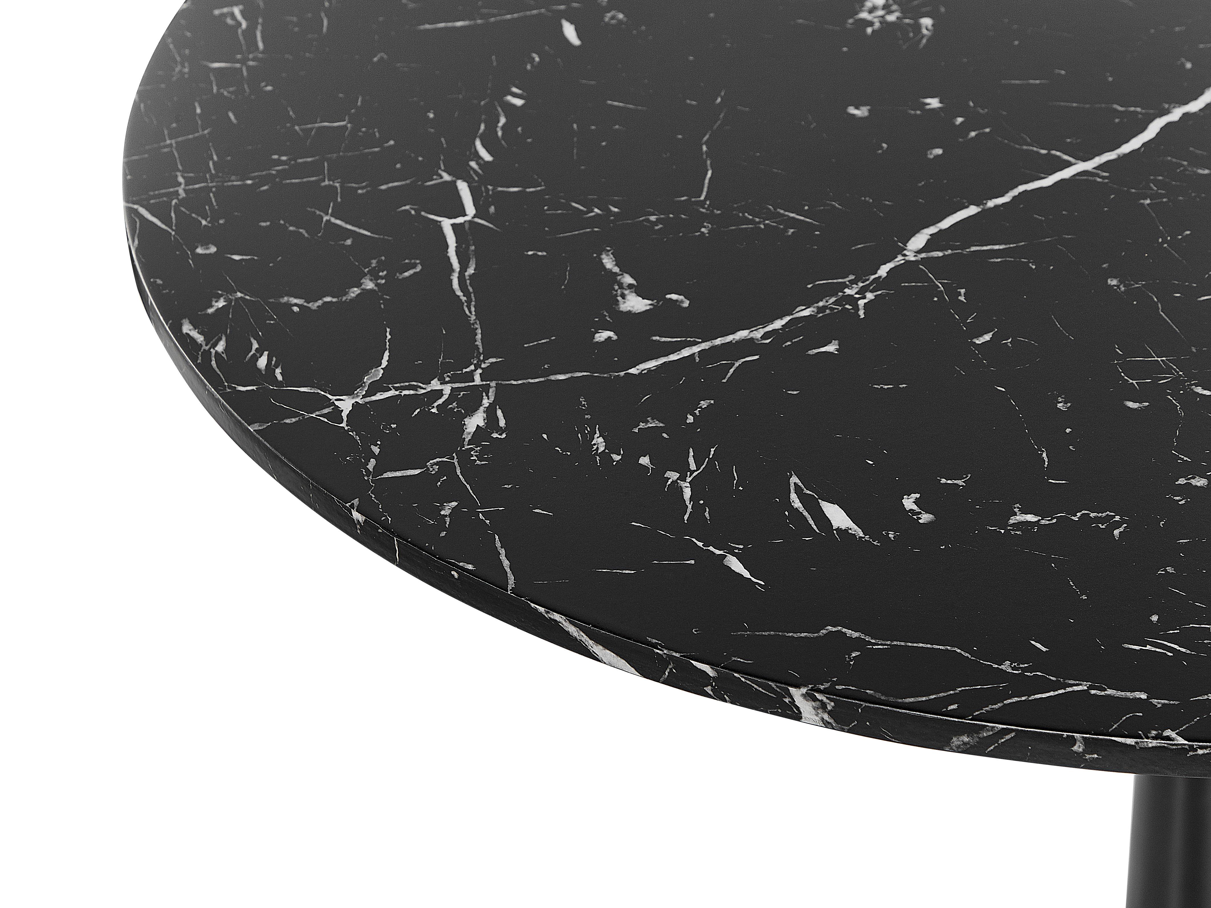 Eettafel BOCA Zwart marmer 90 cm 90 cm