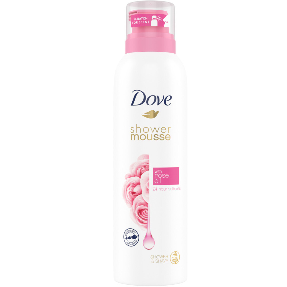 Dove Shower Foam Rose Oil200 ml