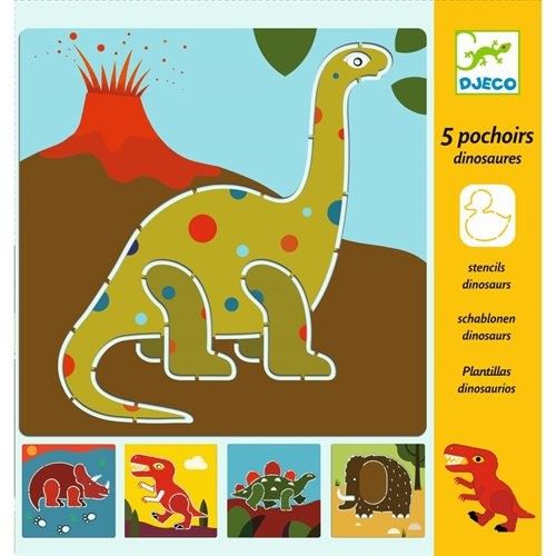 Djeco tekensjablonen dino's DJ08863