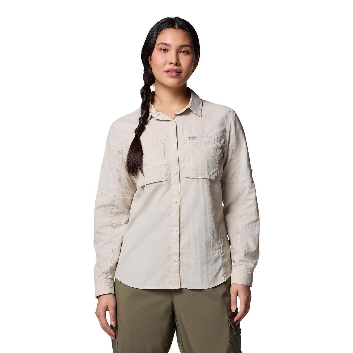 Columbia Skien Valley LS Skjorte, dame (Dark Stone)