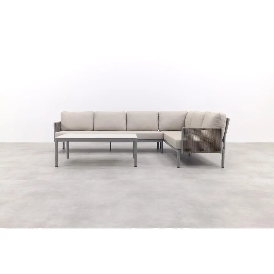 VDG Sierra hoek loungeset - Naturel/Grijs