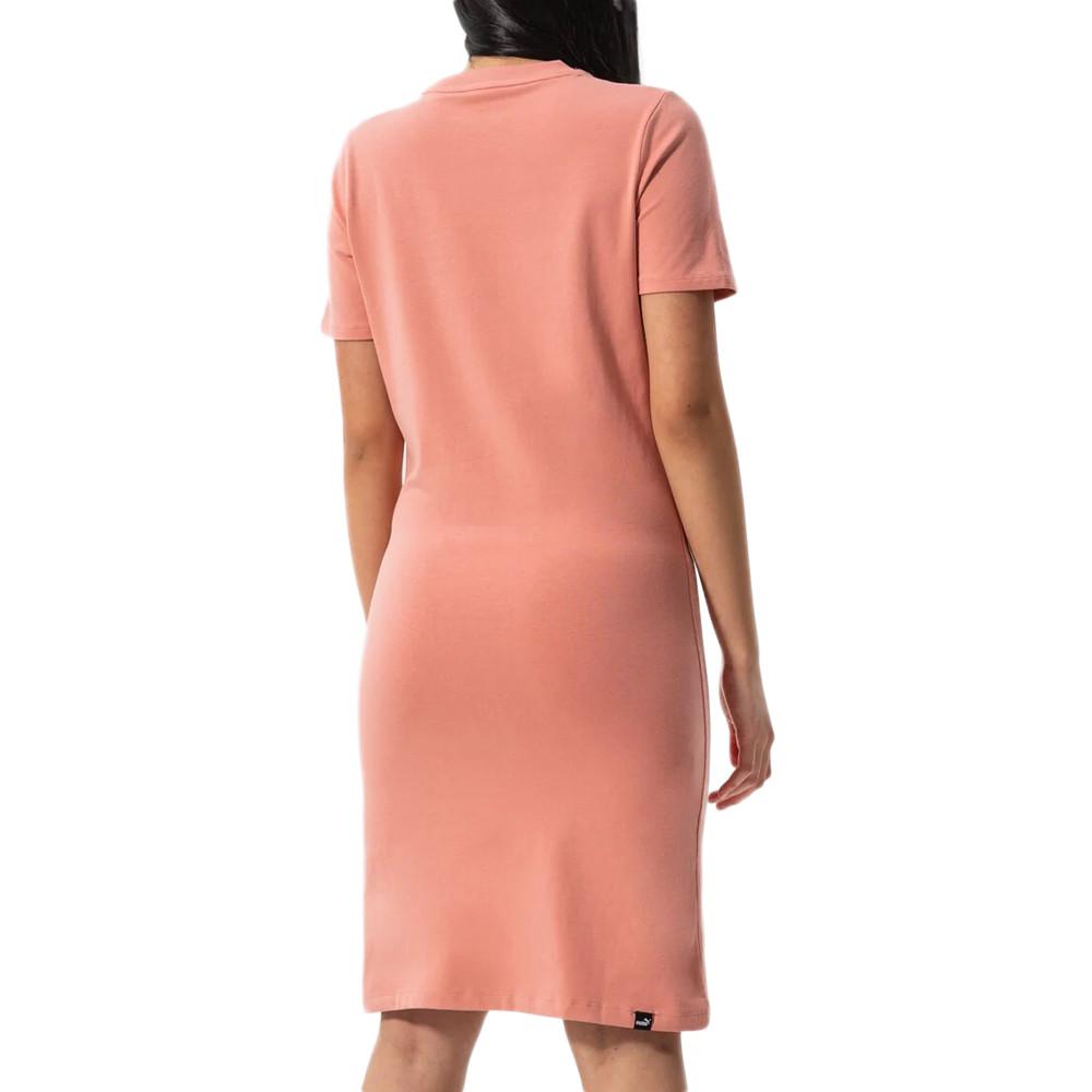 Puma Robe Rose Femme Puma Ess Slim