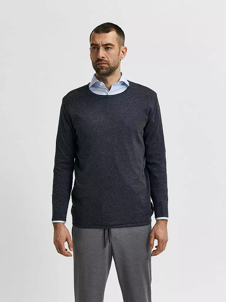 SELECTED Pullover SLHROME  grau