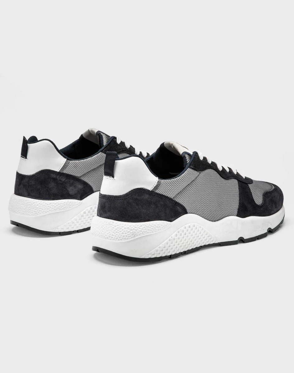 Sneakers marine et gris 