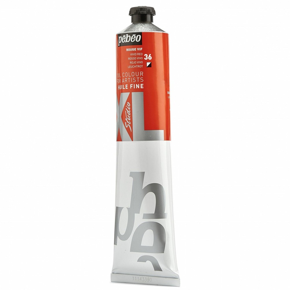 Peinture à l'huile fine xl studio - rouge vif - 200 ml
