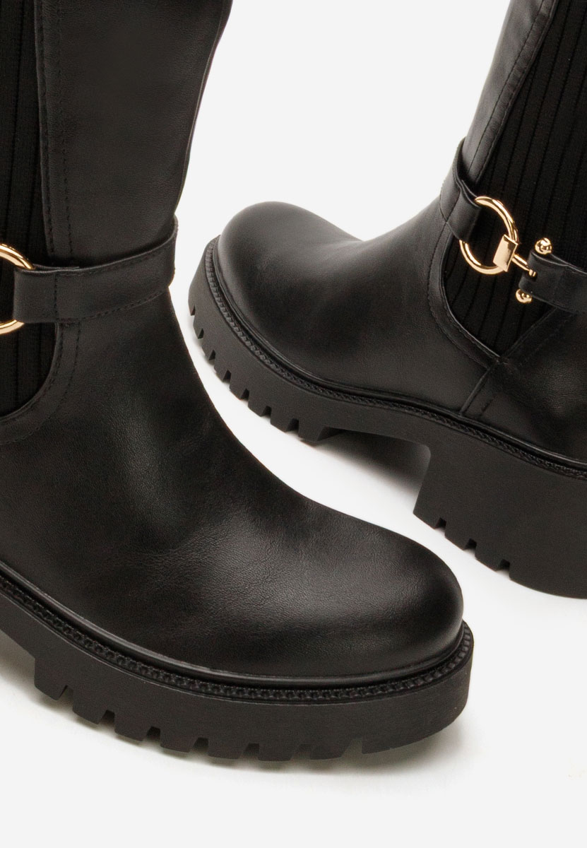 Bottes femme noires Trisina