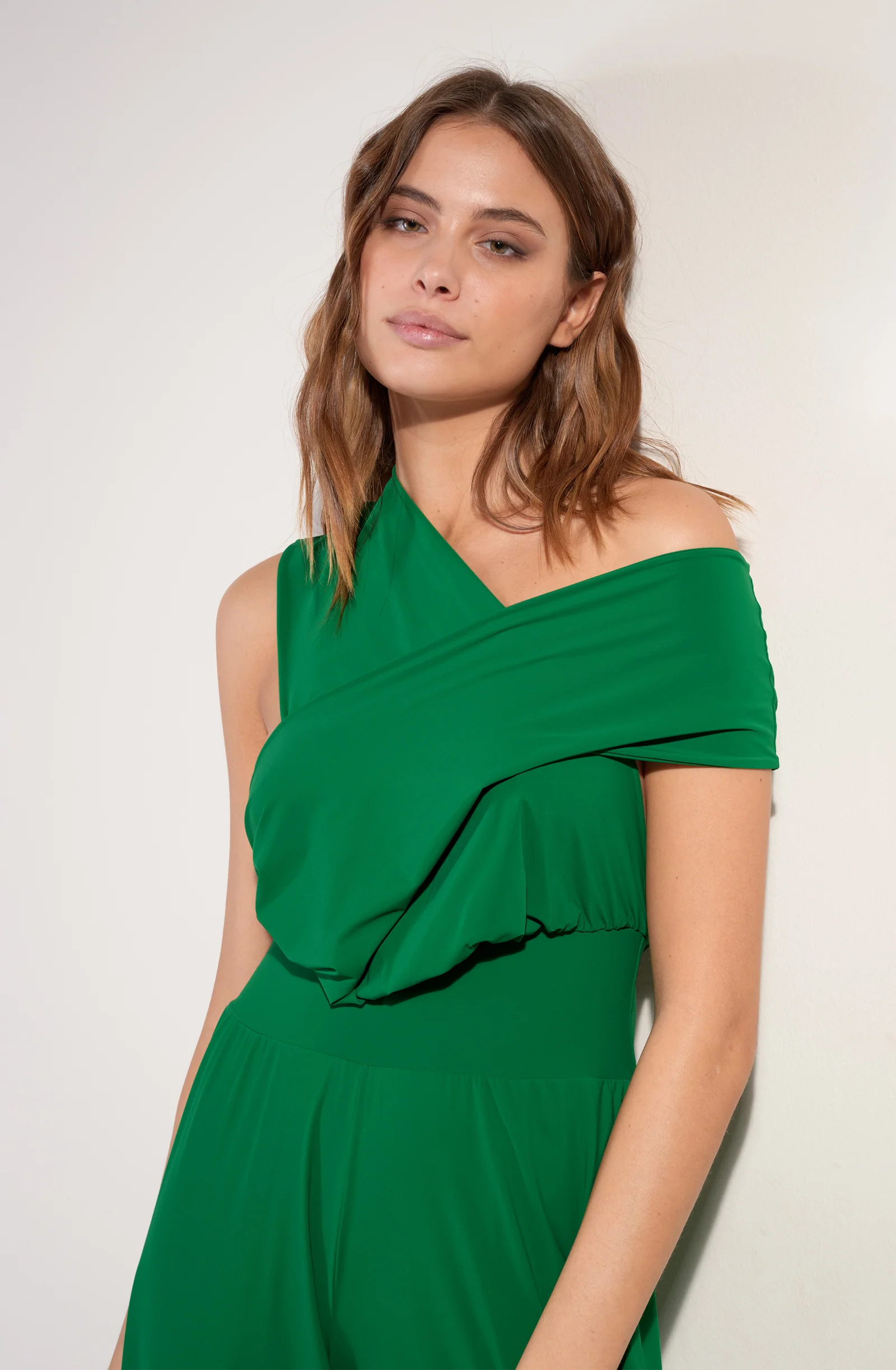 maissa Combinaison pantalon en voile extensible jade Jade
