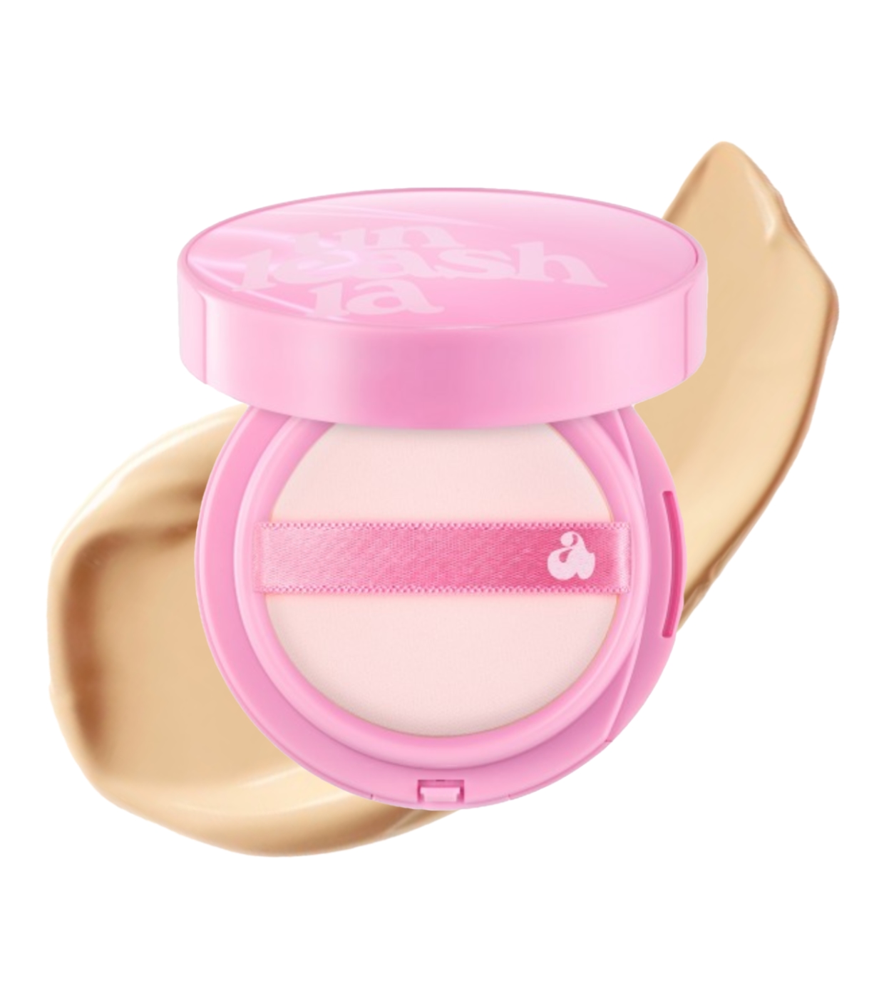 Unleashia - Base Don't Touch Glass Pink Cushion - 21N: Hyaline