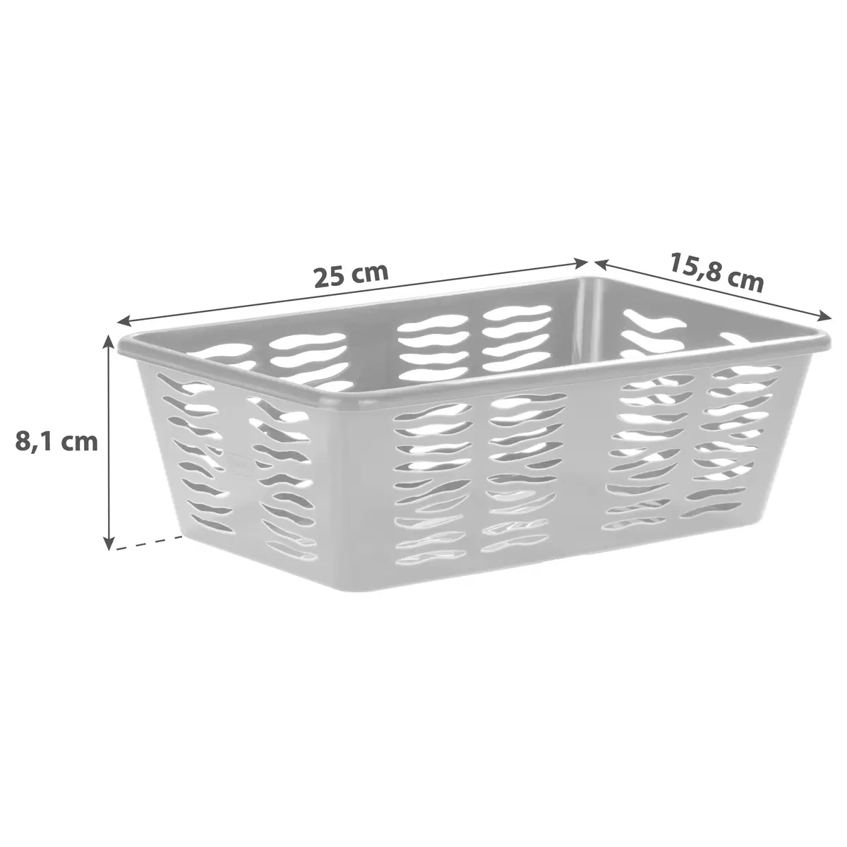 Aufbewahrungskorb Zebra S Homezone anthrazit,weiss