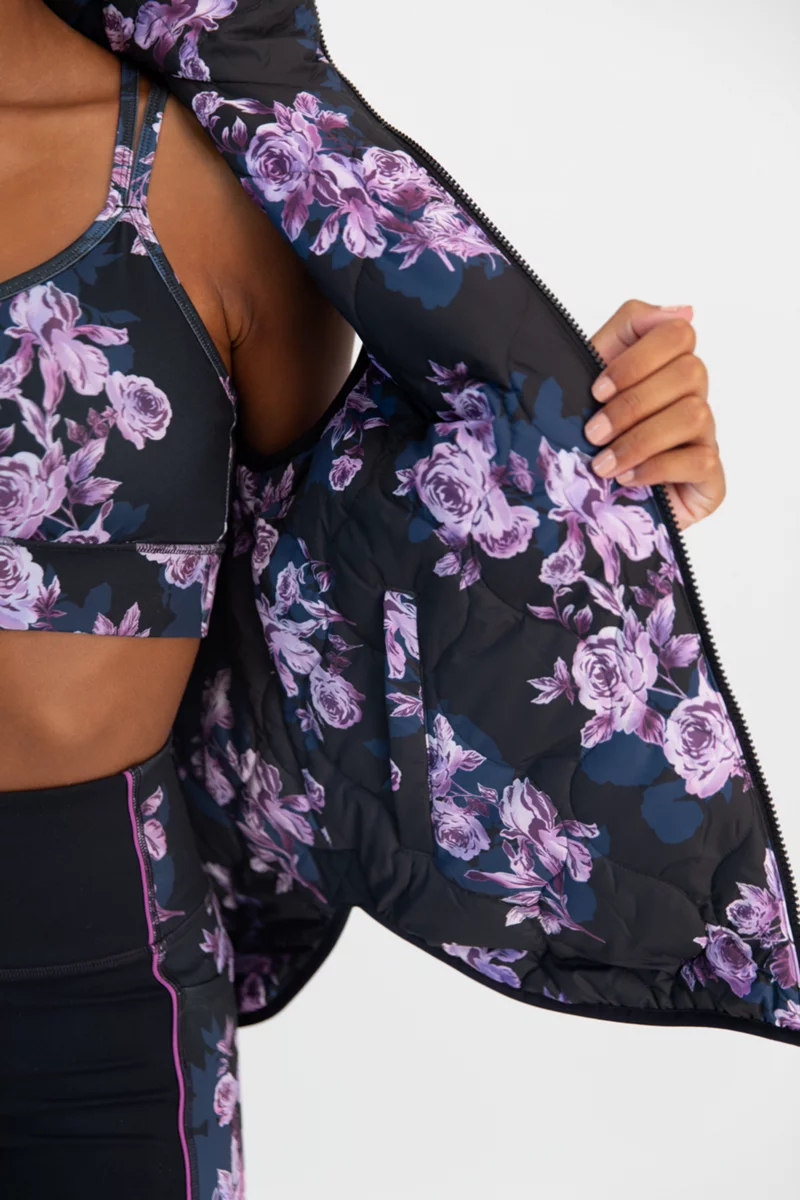 Skechers GO SHIELD Winter Bloom Reversible Damen Gilet