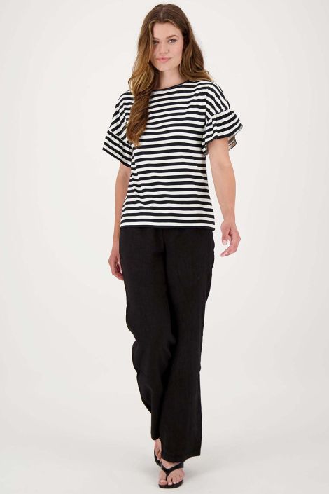 Zusss zwarte dames t-shirt