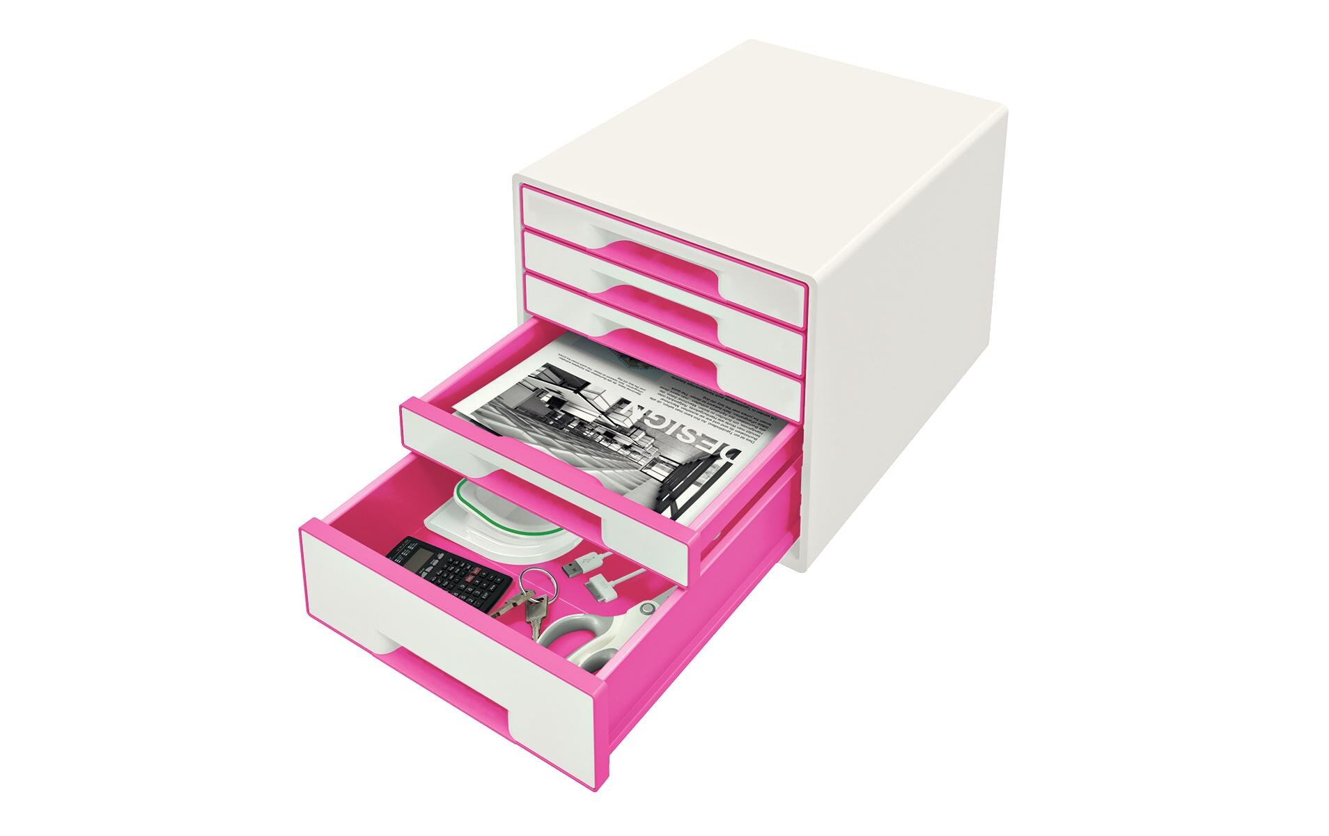 Schubladenbox Wow Cube 5 PinkSchubladenbox