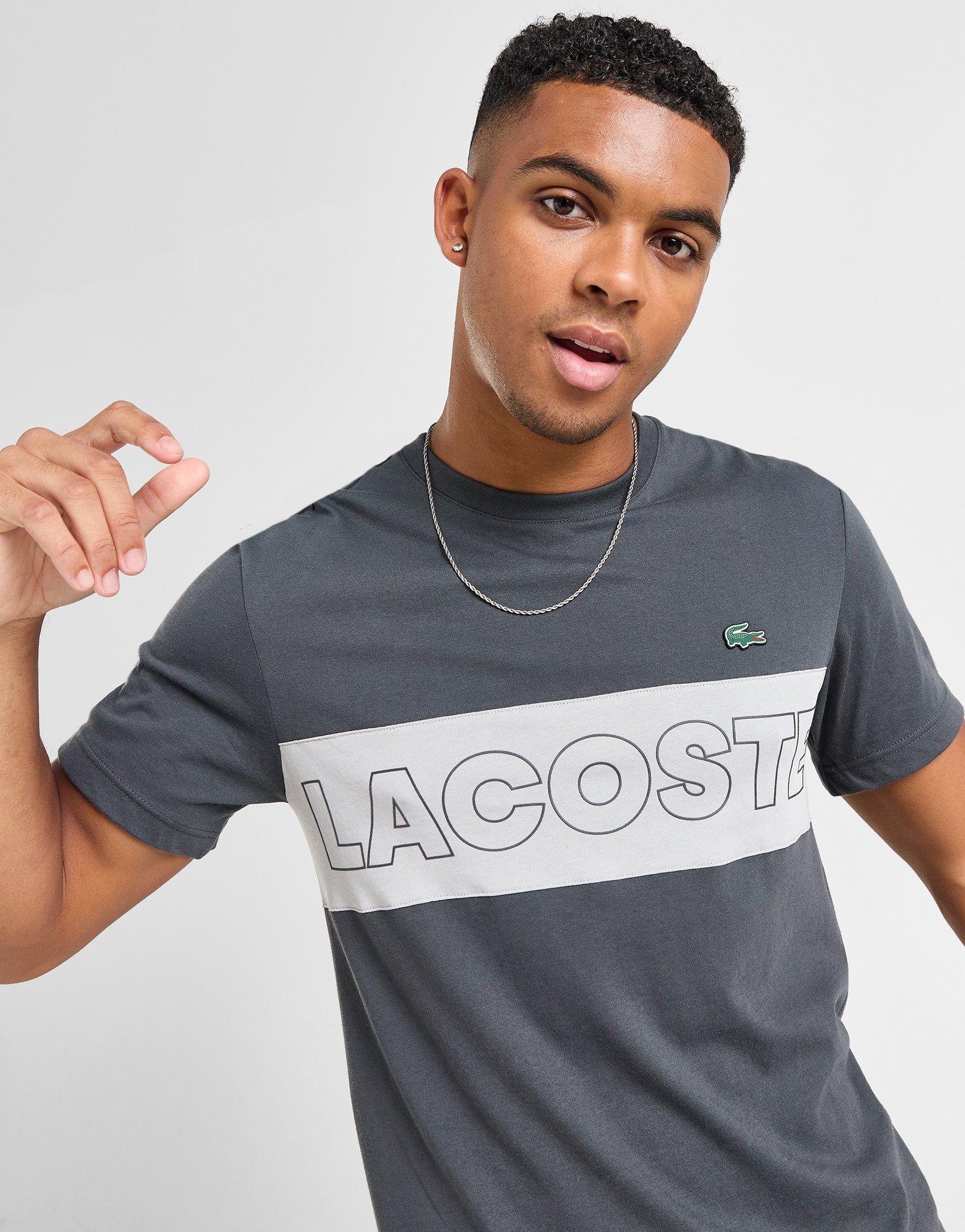 Lacoste T-shirt Colour Block Branded Homme
