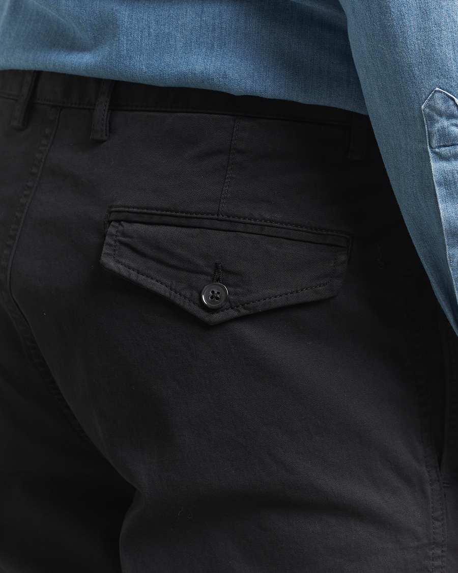 Oscar Jacobson Tanker Cotton Trousers Black