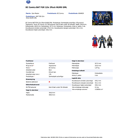 Batman actionfigurer 3-pak