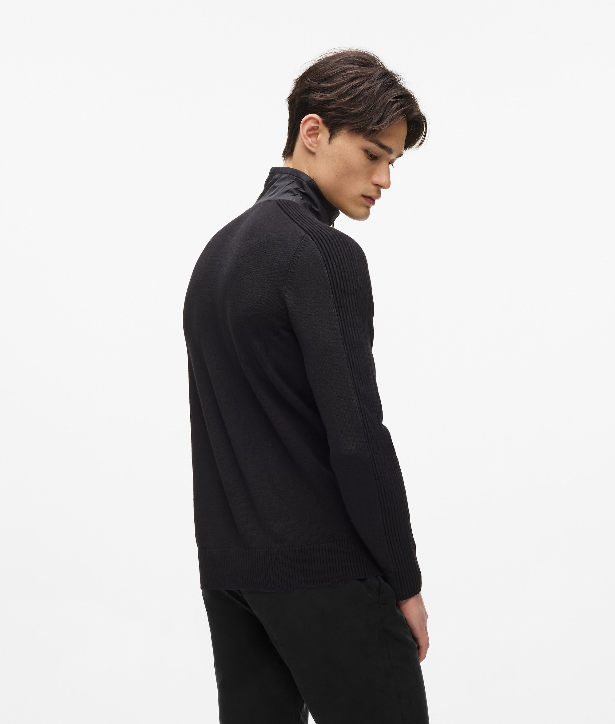 Gebreid jacket met rits