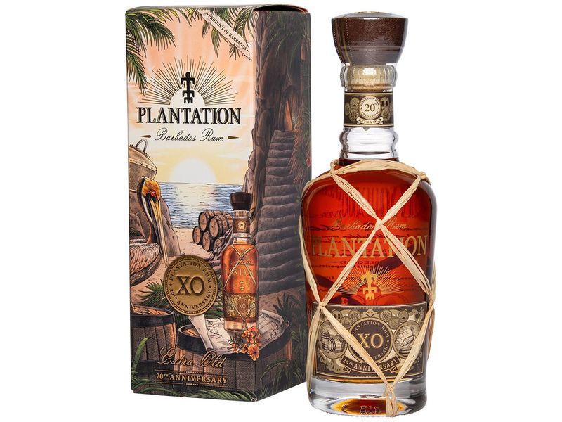 Plantation Rum Plantation XO 20th Anniversary 0.7 l Aromatisches Zuckerrohr-Destillat aus Barbados