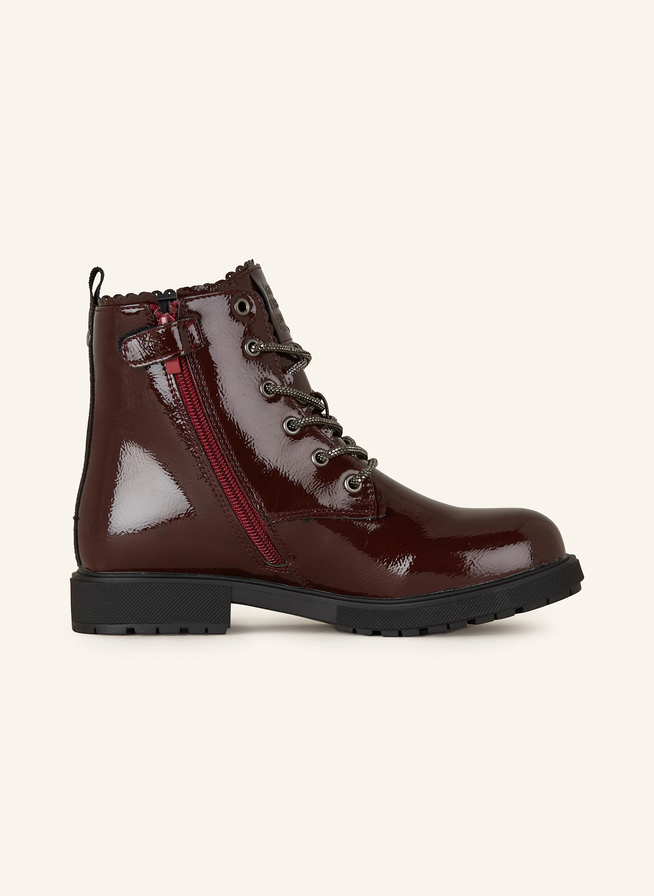 GIOSEPPO Schnürboots mit Schmucksteinen